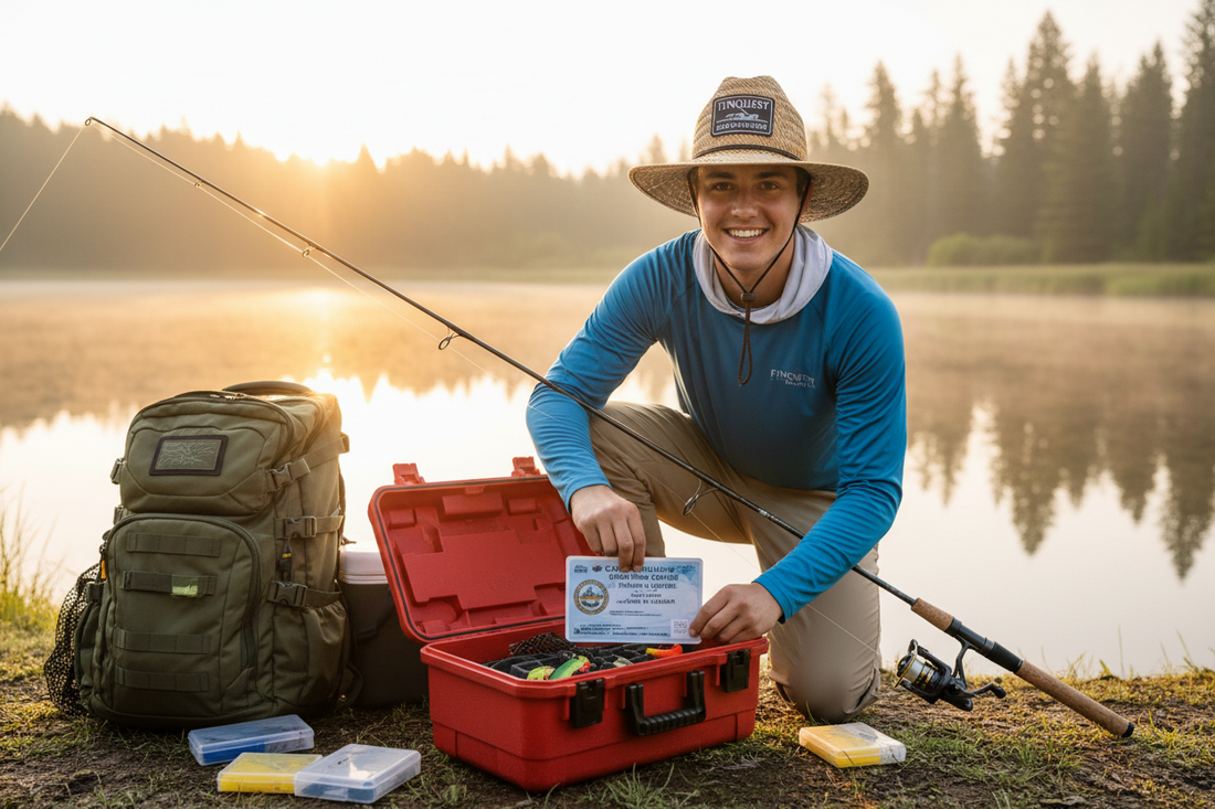 Beginner fishing license guide before first fishing trip