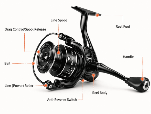 Spinning Reel Anatomy – A 2026 Visual Guide to Every Component