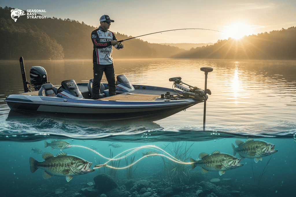 Bass Fishing in Lakes: How Water Temperature Changes Where Fish Move