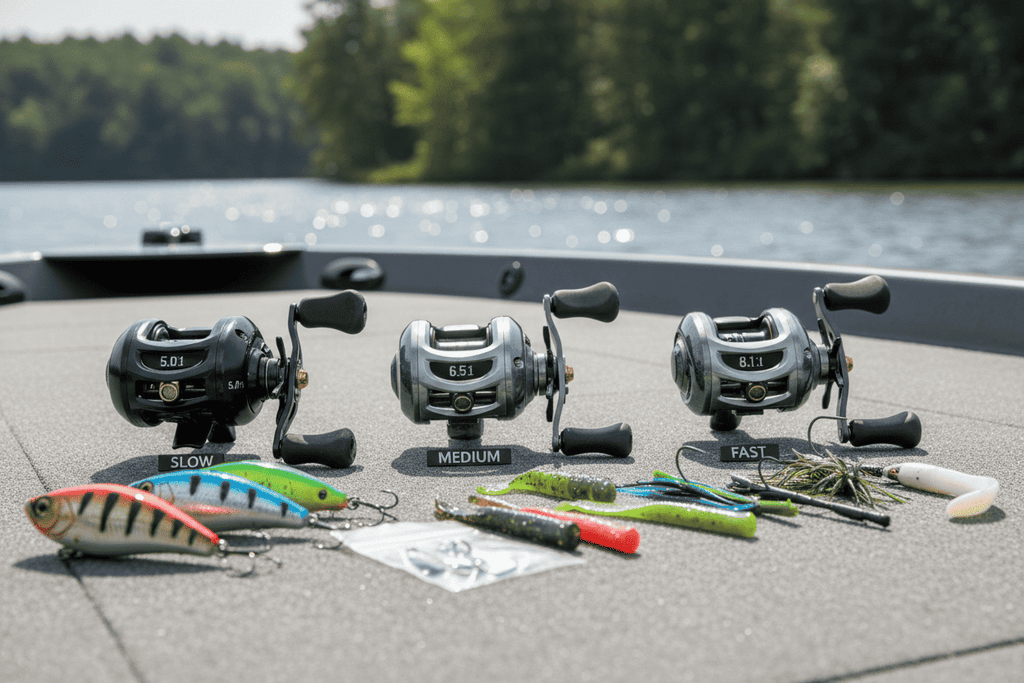 Fishing Reel Gear Ratio Guide: 5.2:1 vs. 6.2:1 vs. 7.1:1 Explained