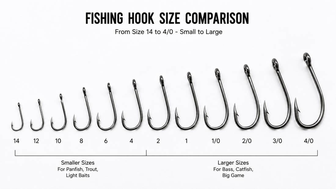 Fishing Hook Sizes Explained: How to Choose the Right Hook for Any Fish