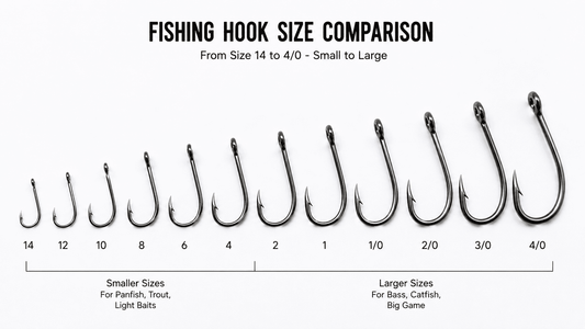 Fishing Hook Sizes Explained: How to Choose the Right Hook for Any Fish