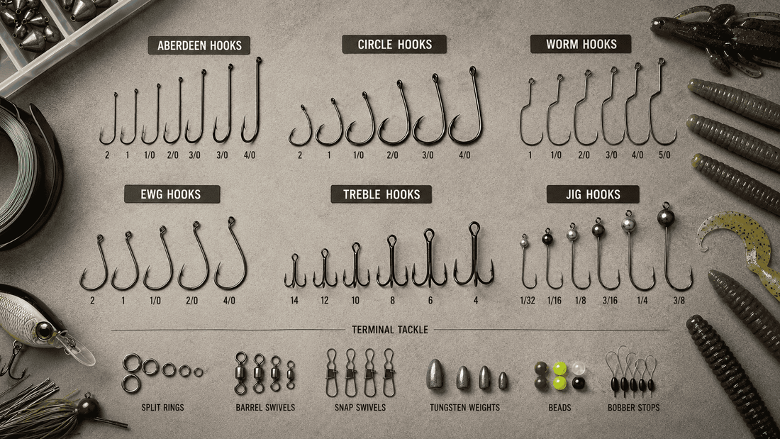 Types of Fishing Hooks Explained: What Fishing Hook Do You Need?