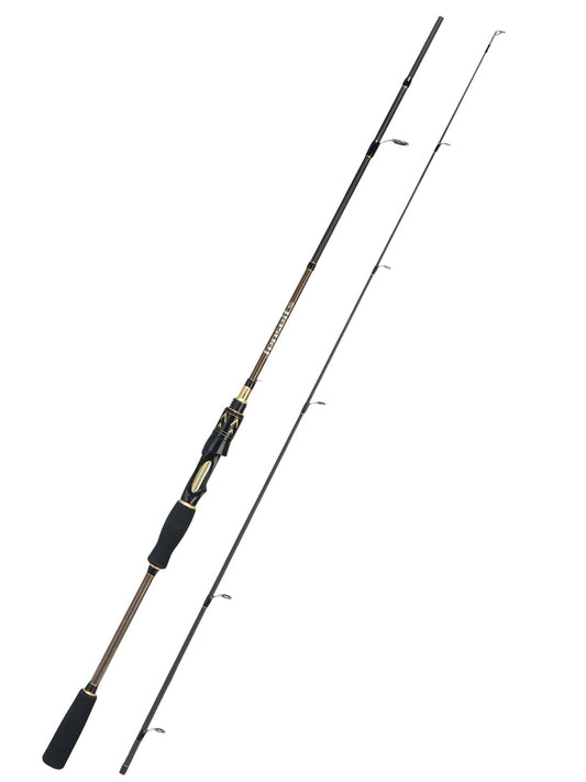 6'6" Medium Power Fast Action Spinning & Casting Rod - Graphite Blank, 6+1 Ceramic Guides, 2-Piece Travel Rod | Jenseits