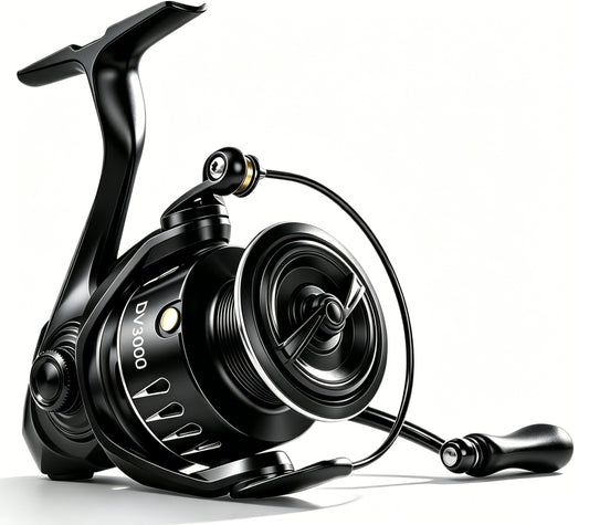 DV1000-5000 Spinning Reel - 5.2:1 Gear Ratio, 5+1 Bearings, 20Lbs Max Drag, Carbon Fiber Frame, 6.7oz, Ambidextrous | Jenseits