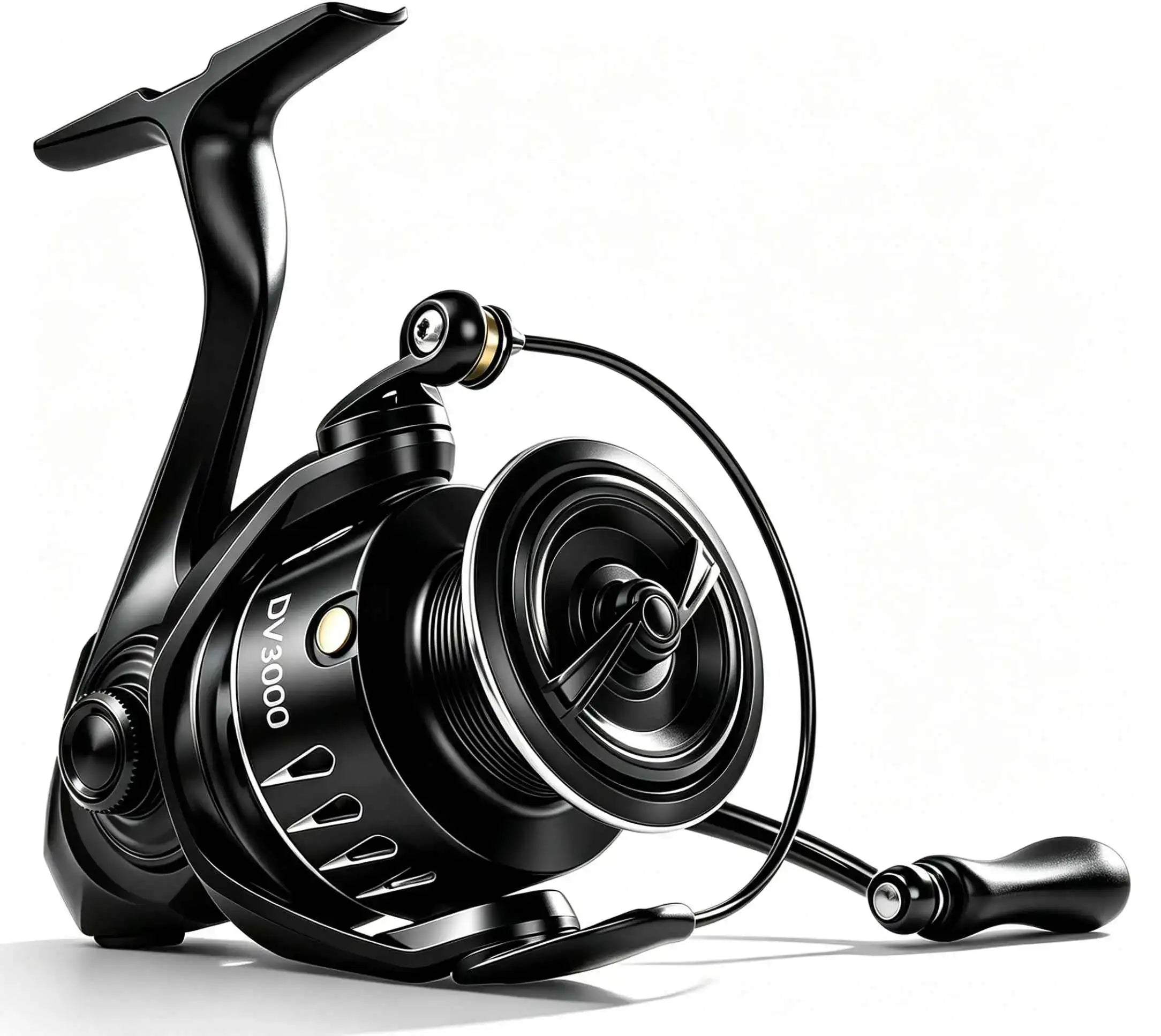DV1000-5000 Spinning Reel - 5.2:1 Gear Ratio, 5+1 Bearings, 20Lbs Max Drag, Carbon Fiber Frame, 6.7oz, Ambidextrous | Jenseits