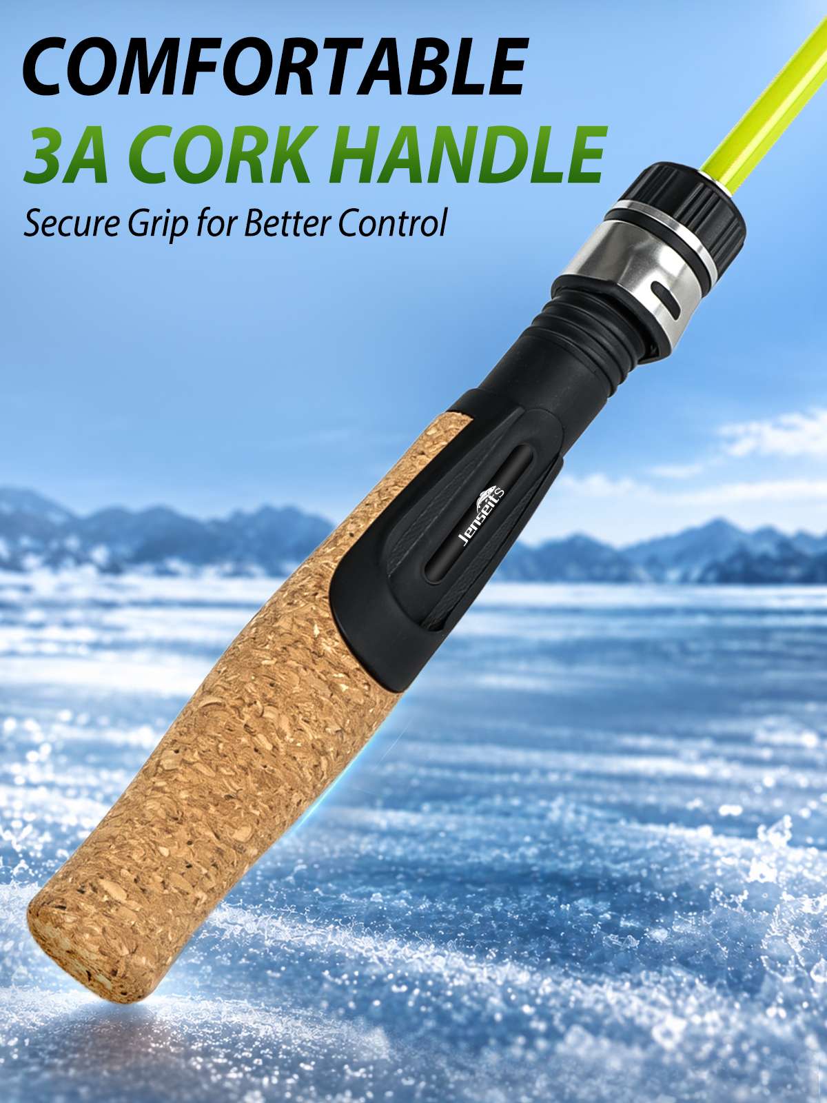 Jenseits Ice Fishing Rod, Medium Light (ML), Fast Action – Rod Only