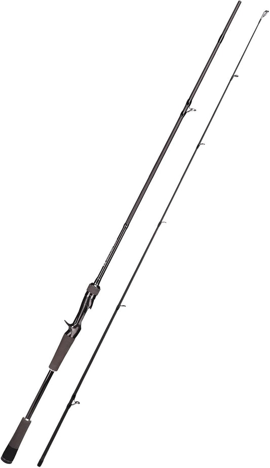 Jenseits Fishing Rods, Carbon Fiber Spinning & Casting Poles, Saltwater Resistant Stainless Steel Guides, Portable 2-Piece/4-Piece/Telescopic Travel Design, Cork/EVA Grip for Bass Trout Inshore