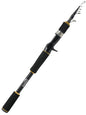 Jenseits Fishing Rods, Carbon Fiber Spinning & Casting Poles, Saltwater Resistant Stainless Steel Guides, Portable 2-Piece/4-Piece/Telescopic Travel Design, Cork/EVA Grip for Bass Trout Inshore