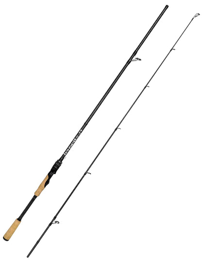 Jenseits Fishing Rods, Carbon Fiber Spinning & Casting Poles, Saltwater Resistant Stainless Steel Guides, Portable 2-Piece/4-Piece/Telescopic Travel Design, Cork/EVA Grip for Bass Trout Inshore