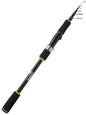 Jenseits Fishing Rods, Carbon Fiber Spinning & Casting Poles, Saltwater Resistant Stainless Steel Guides, Portable 2-Piece/4-Piece/Telescopic Travel Design, Cork/EVA Grip for Bass Trout Inshore