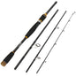 Jenseits Fishing Rods, Carbon Fiber Spinning & Casting Poles, Saltwater Resistant Stainless Steel Guides, Portable 2-Piece/4-Piece/Telescopic Travel Design, Cork/EVA Grip for Bass Trout Inshore