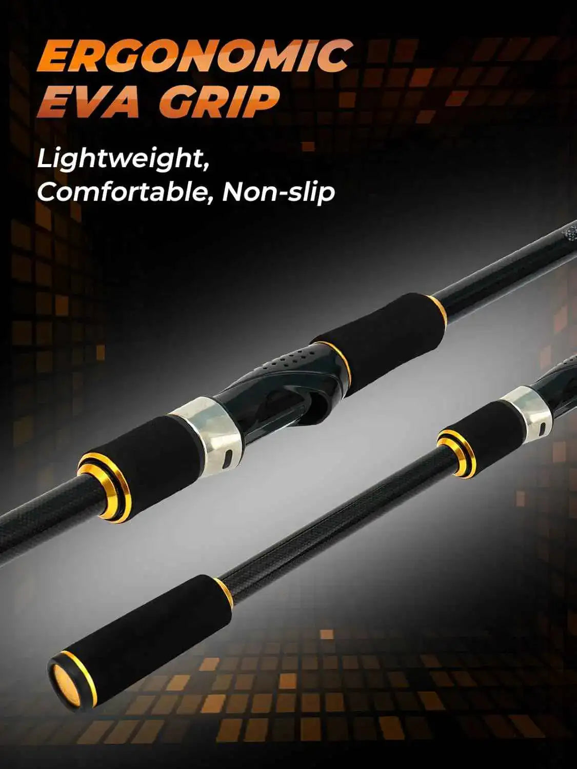 7ft telescopic fishing rod Jenseits Casting Rod, MH Fast Action Fishing Pole Line capacity (mm/m) PURELURE Short Collapsible Casting Rod