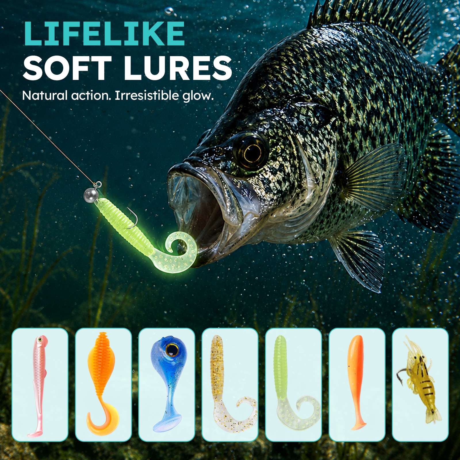 Jenseits Fishing Lure & Tackle Kit – 183/255/422-Piece Sets, Empty Tackle Box Options