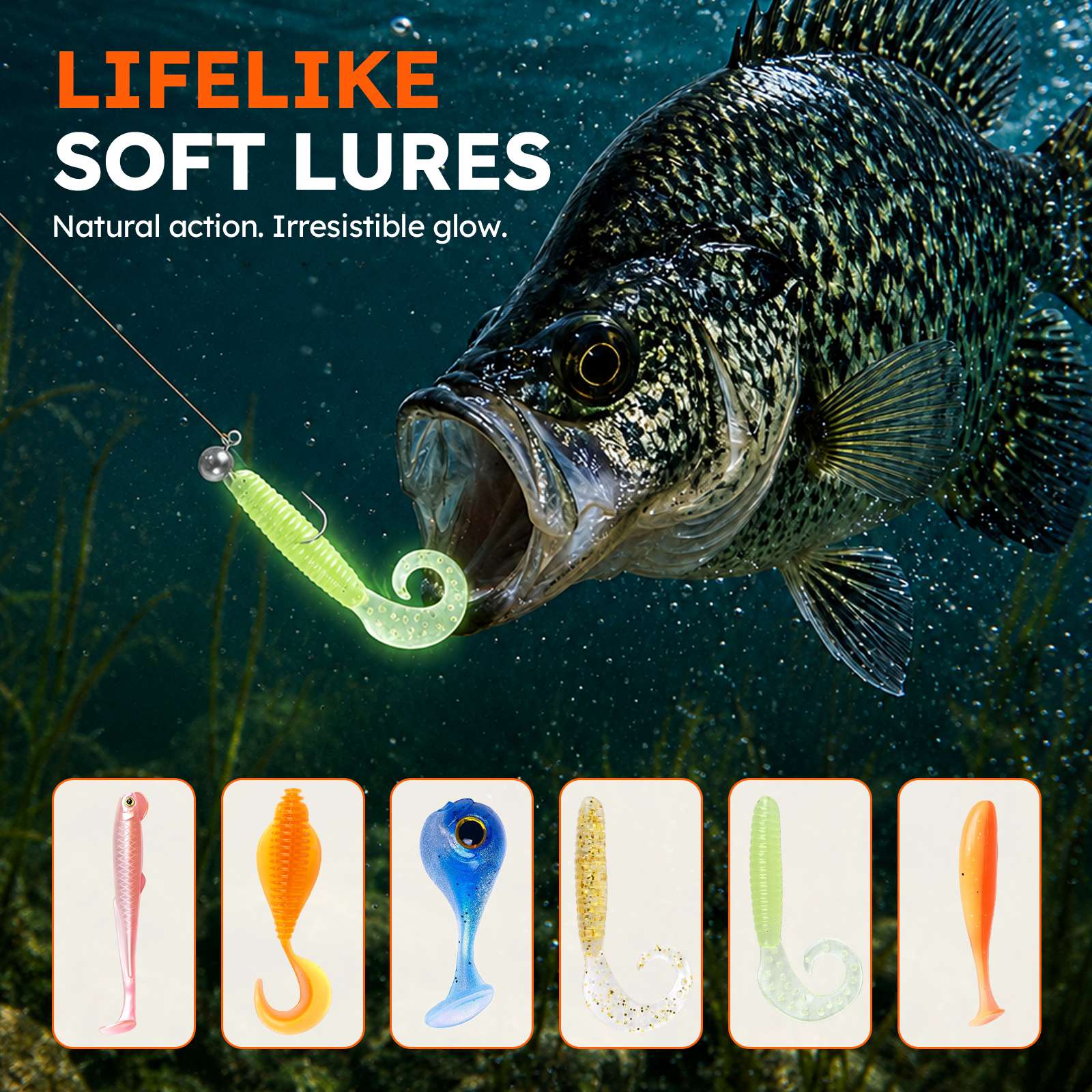 Jenseits Fishing Lure & Tackle Kit – 183/255/422-Piece Sets, Empty Tackle Box Options